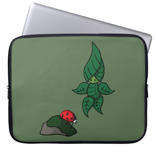 A Walk i Skogen Laptop sleeve (Framsidan)