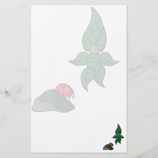 A Walk i Skogen Stationery Brevpapper (Framsida)