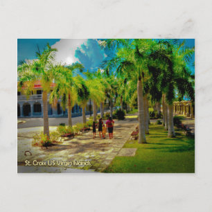 A Walk på Frederiksted Virgin Islands Vykort