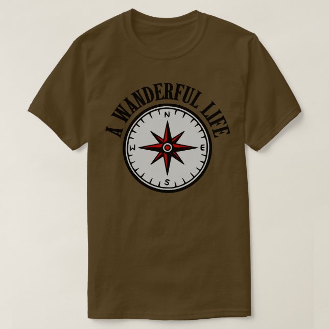 A Wanderful Life T Shirt (Design framsida)