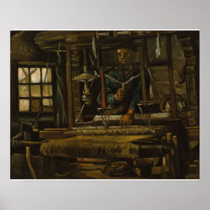 A Weavers stuga - Van Gogh - c1884 Poster