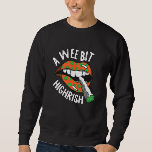 A Webit Irish St patricks day Funny Ogräs Thc Sto Lång Ärmad Tröja