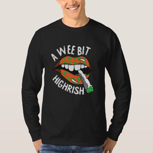 A Webit Irish St patricks day Funny Ogräs Thc Sto T Shirt (Framsida)