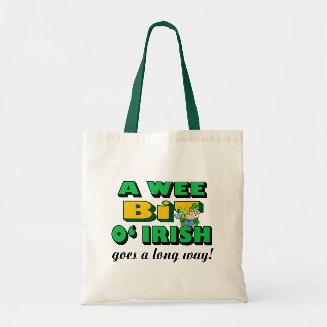 A Webit Irish Tote Bag Tygkasse (Framsidan)
