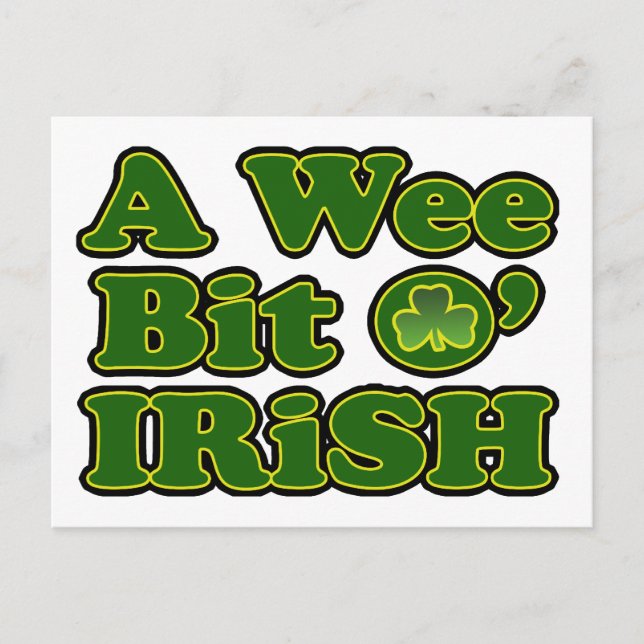 A Webit O Irish Postcard Vykort (Framsida)