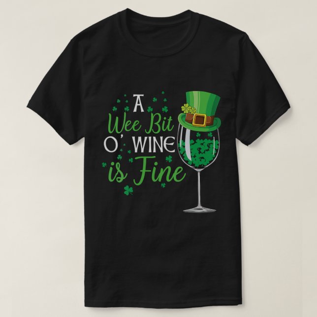 A Webit O Vin St patricks day Shirt Funny Vin T (Design framsida)