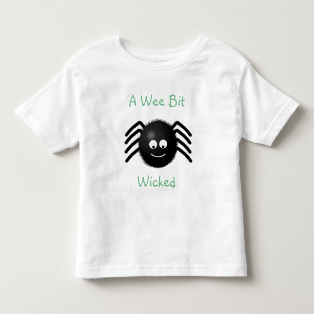 A Webit Wicked Spider Halloween Shirt T Shirt (Framsida)