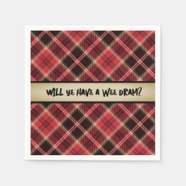 A Wee-diagram över skotsk Papper Underlägg Pappersservett
