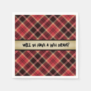 A Wee-diagram över skotsk Papper Underlägg Pappersservett