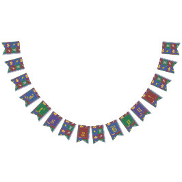 A Wee One's Fantasy Quilt Bunting Banner Vimplar