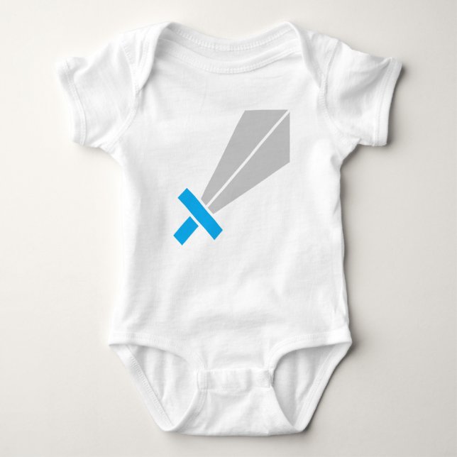 A Wee One's Fantasy Sword Baby Bodykostym T Shirt (Framsida)