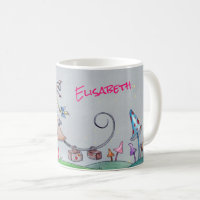 A Whimsical Mouse Artiste Mugg