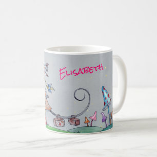 A Whimsical Mouse Artiste Mugg