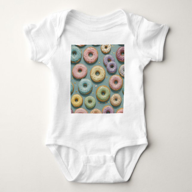 A Whimsical Pastel Donut Dream T Shirt (Framsida)