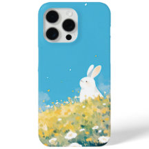 A White Bunny Meadow