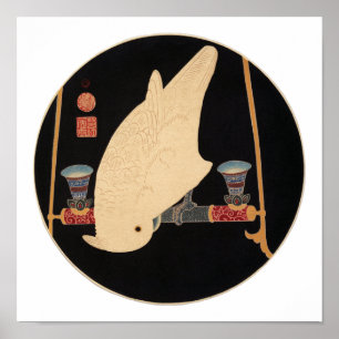 A White Macaw, Jakuchū Poster