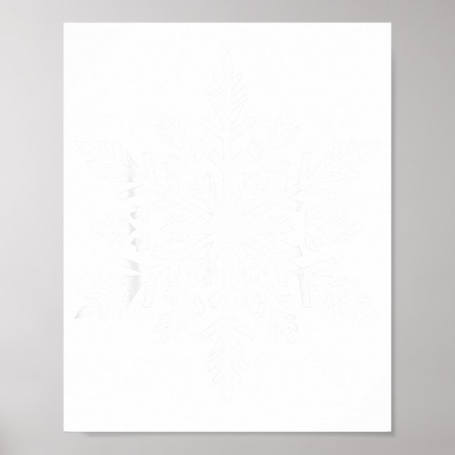 A White Snowflake  Poster (Framsidan)