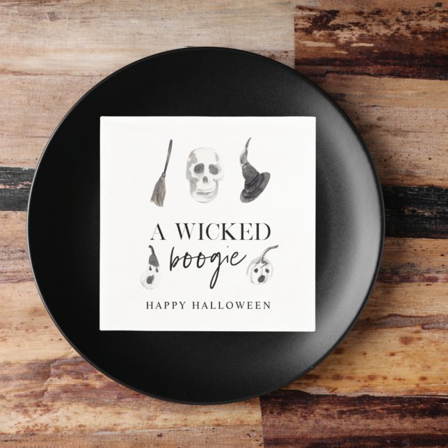 A Wicked Boogie | HAPPY HALLOWEEN Pappersservett (Skapare uppladdad)