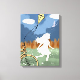 A Wing Ahead I – Childhood Freedom & Play Canvastryck