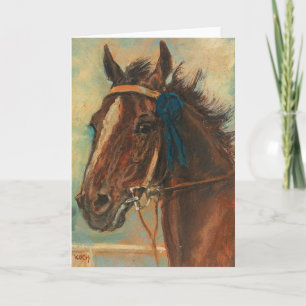 A Winning Horse Ludwig Koch Kort