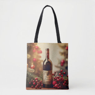 A Winter Helgdag Gift från Vin Tygkasse