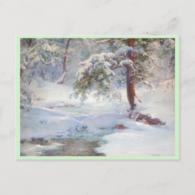 A Winter Idyll Helg Vykort (Framsida)