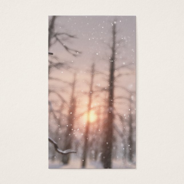 A Winter Night's Dream Bokmärken Visitkort (Framsidan)