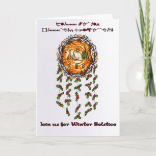 A Winter Solstice Mandella Inbjudan