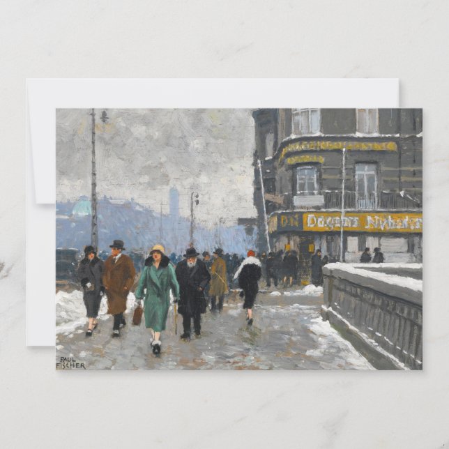 A Winter Street | Paul Fischer (Framsida)