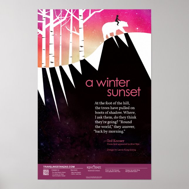 A Winter Sunset Poster (Framsidan)