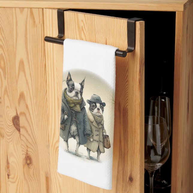 A Winter Walk 01 Kökshandduk (Thirds Fold)