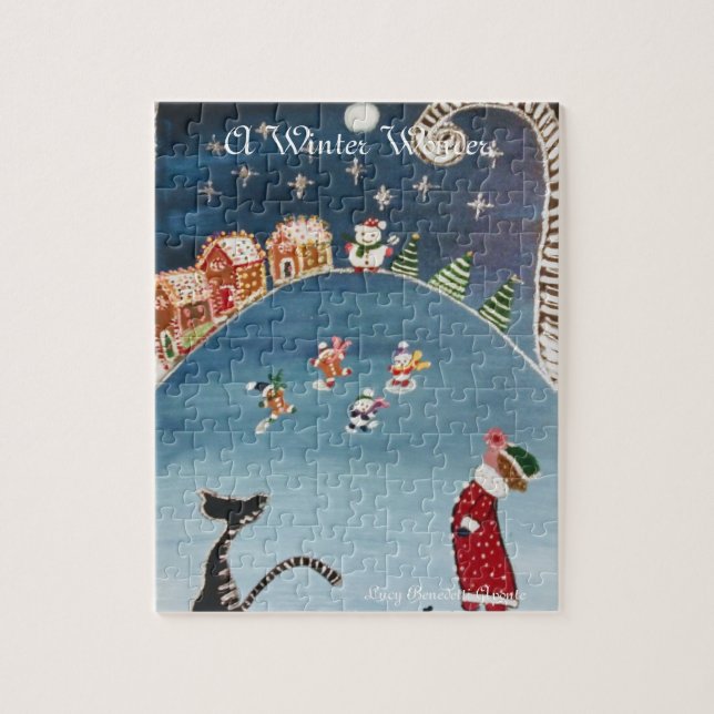A Winter Wonder Jigsaw Puzzle Pussel (Vertikal)