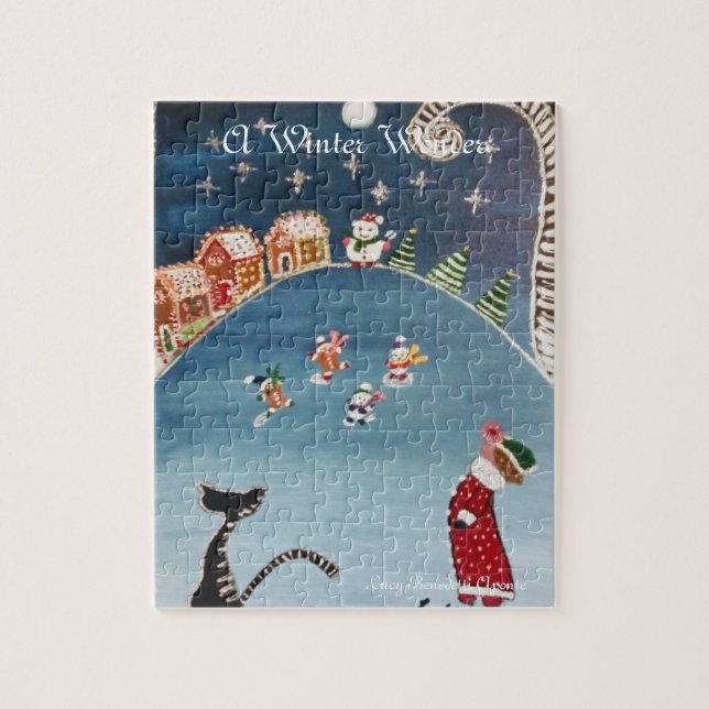 A Winter Wonder Jigsaw Puzzle Pussel (Vertikal)