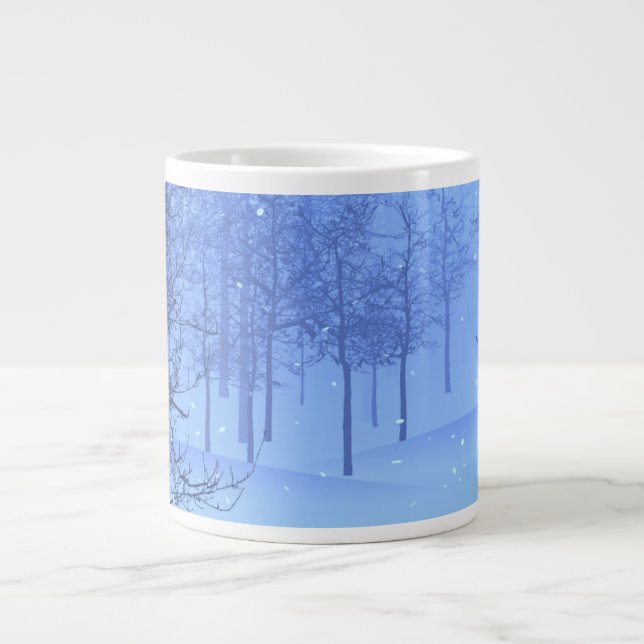 A Winter Wonderland på en Jumbo Mugg (Framsidan)