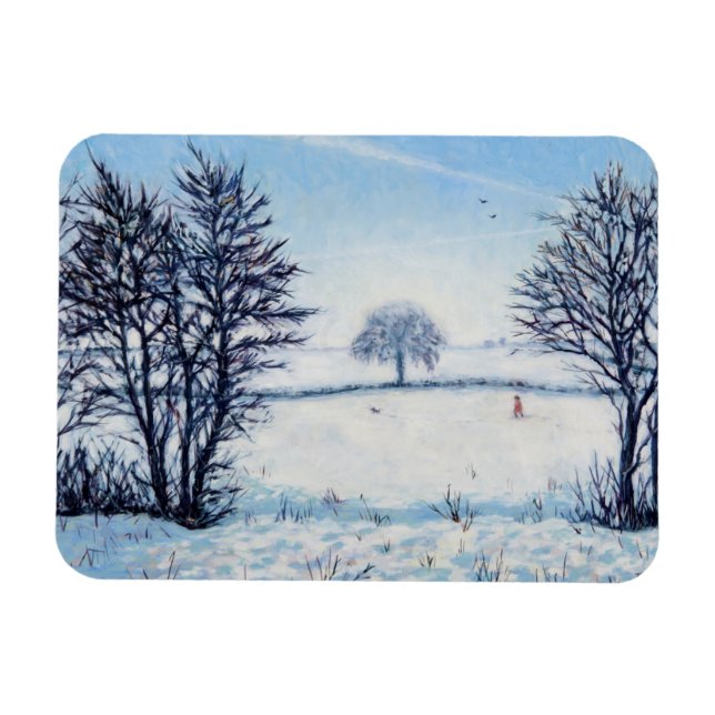 A Winters Walk Magnet (Horisontell)