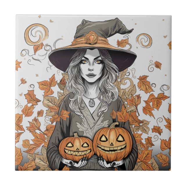 A witch's love kakelplatta (Framsidan)