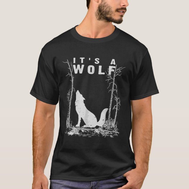 A Wolfs for Manar Halloween T Shirt (Framsida)