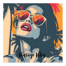 A Woman i Retro Stil