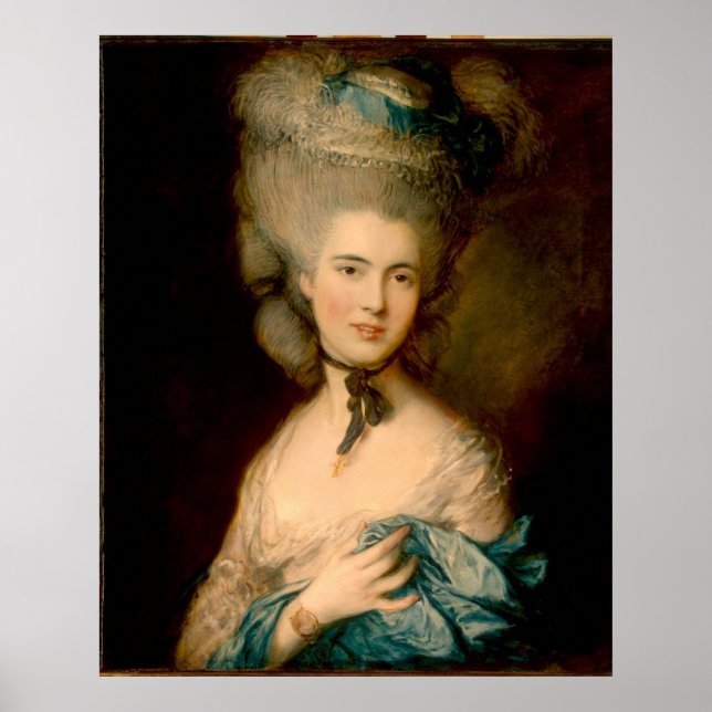 A Woman in Blue Poster (Framsidan)