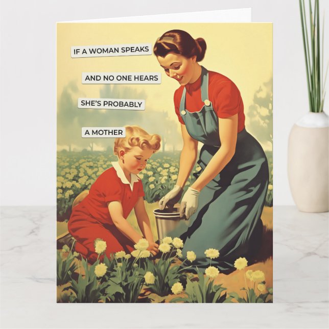 A WOMAN SPEAKS KORT (Framsida)