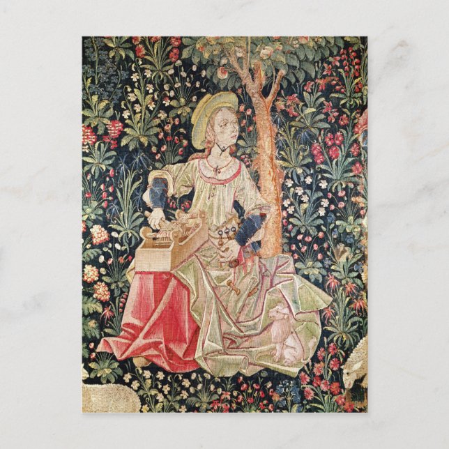 A Woman Spinning Vykort (Framsida)