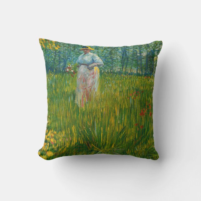 A Woman Walking in a Garden - Vincent van Gogh Kudde (Framsida)
