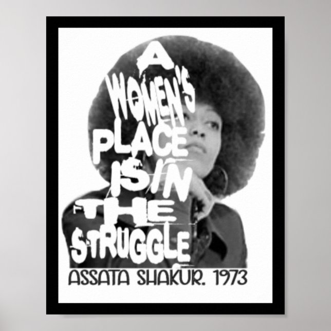 A Women's Ställe-Ata Shakur Sticker Poster (Framsidan)