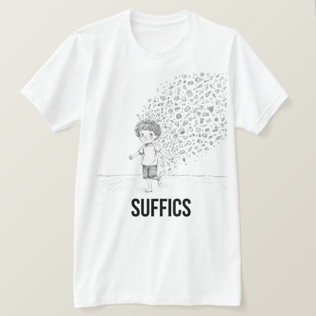 A Wonderlust Kid | LIVSMEDEL T Shirt (Design framsida)
