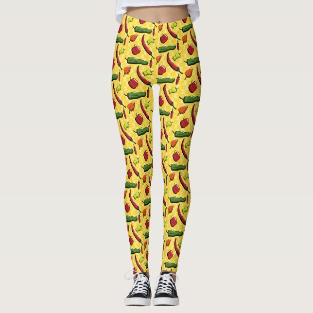 A World of Chili Peppers Leggings (Framsida)