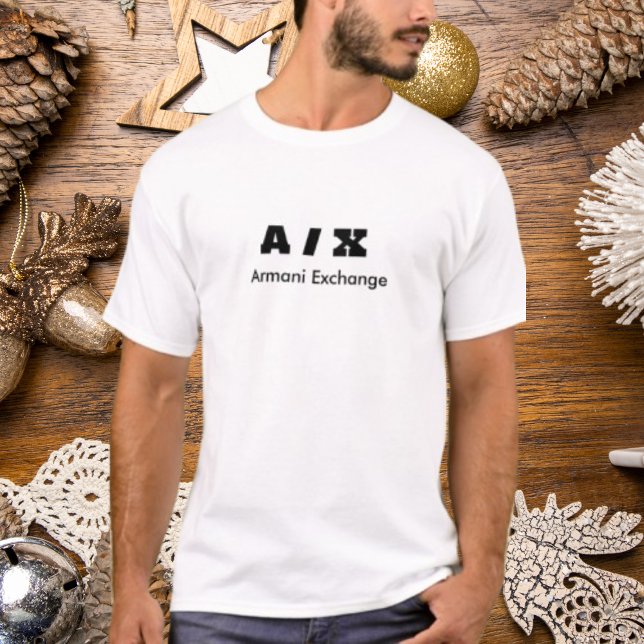 A/X Armani Exchange klassisk logotyp t-shirt (Skapare uppladdad)
