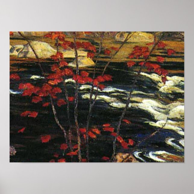 A. Y. Jackson - Red Maple Poster (Framsidan)