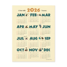 A Year with Toucans: Calendar 2026
