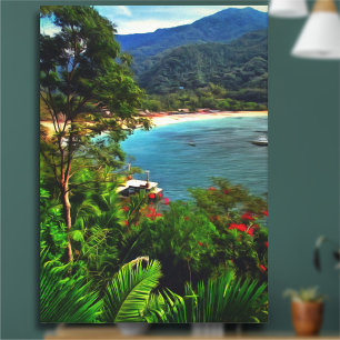 A Yelapa View 0828 Art Kanvastryck