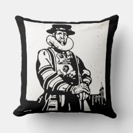 A Yeoman Warder eller Beefeater Kudde